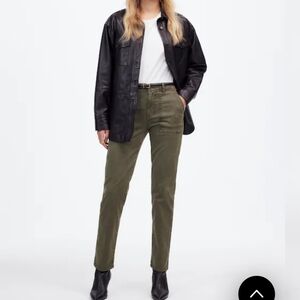 NWT Madewell Slim Straight Utility Pant 26